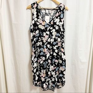 Cy Fashion Ash & Antler Midi Floral Dress NWT Small